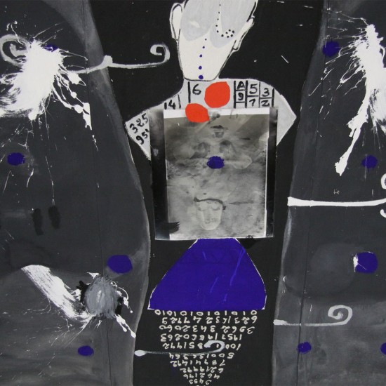 The Theatre. 2008. Format : 246 x 246 cm Mixed media on canvas